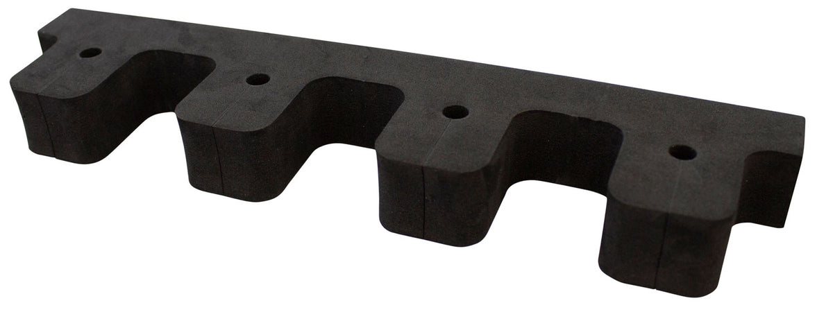 SME SMEMGR Magnetic Foam Gun Rest, Black, Attaches to Metal Surfaces, Holds Guns or Fishing Poles
