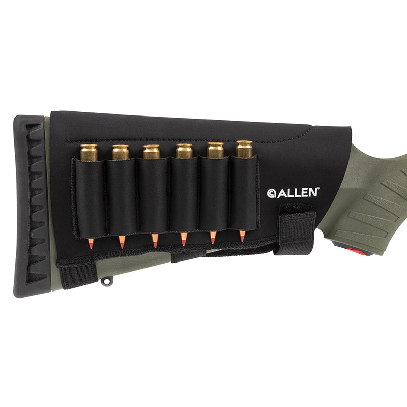 Allen Mesa Black Neoprene Buttstock 6-Round Shell Holder
