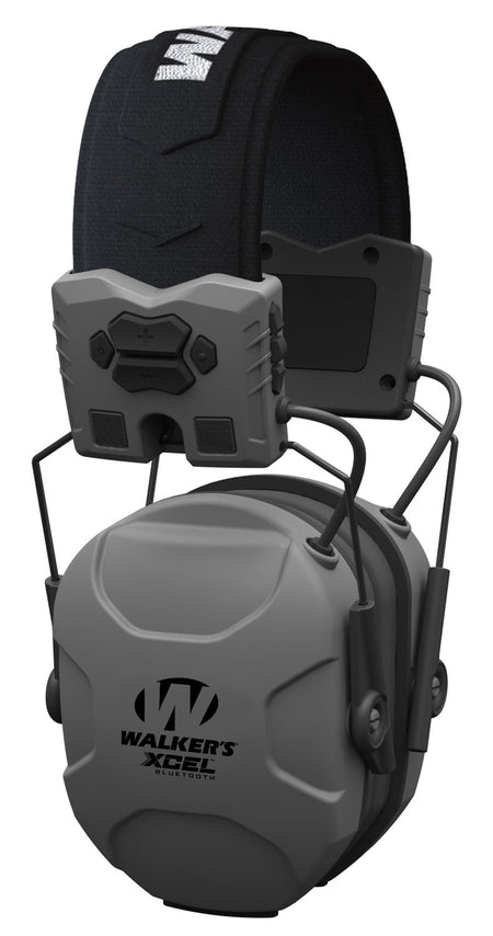 Walker's XCEL 500BT Digital Electronic Muff GWPXSEMBT 26 dB Bluetooth Over Head Gray/Black