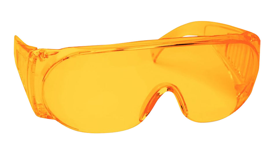 Walker's Full Coverage Adult Safety Glasses Amber Lens Polycarbonate Amber Frame GWPFCSGLAMB