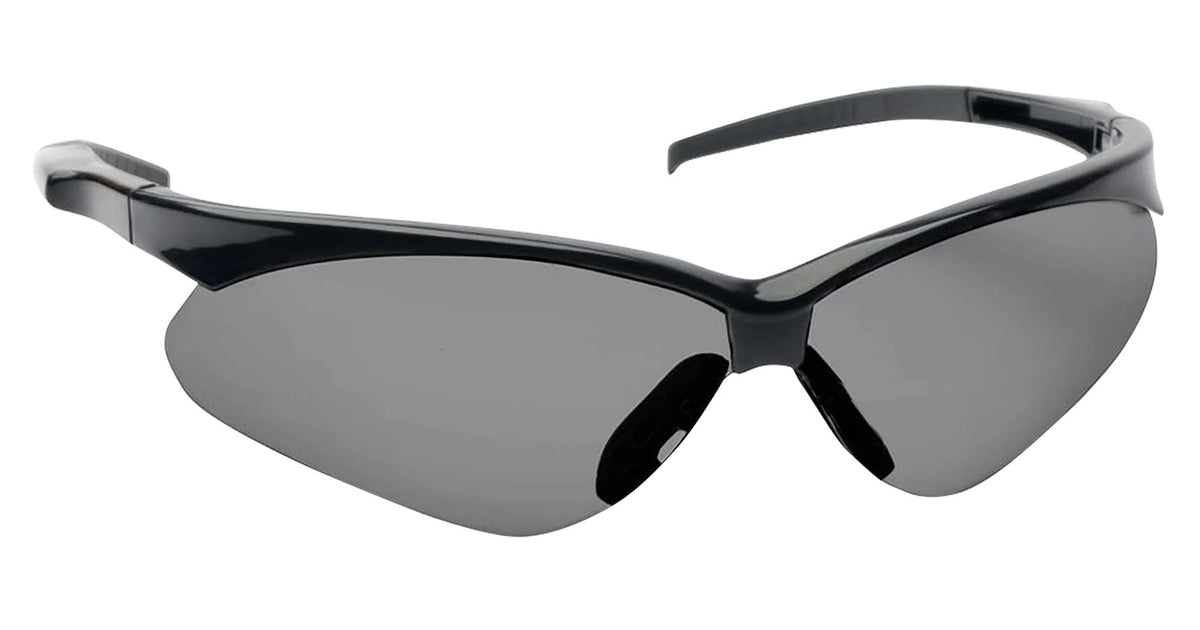 Walker's GWPSGLSMK Crosshair Adult Shooting Glasses, Smoke Gray Lens, Black Polycarbonate Frame