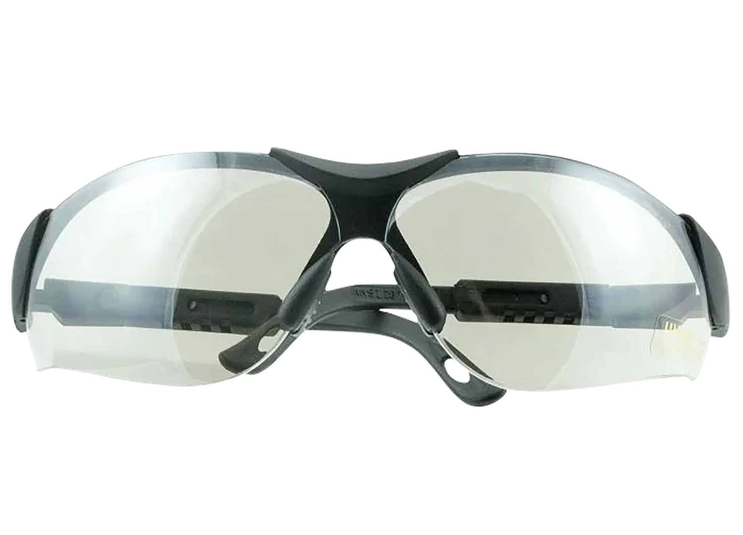 Walker's GWPXSGLCLR Elite Adult Shooting Glasses, Clear Lens, Black Polycarbonate Frame