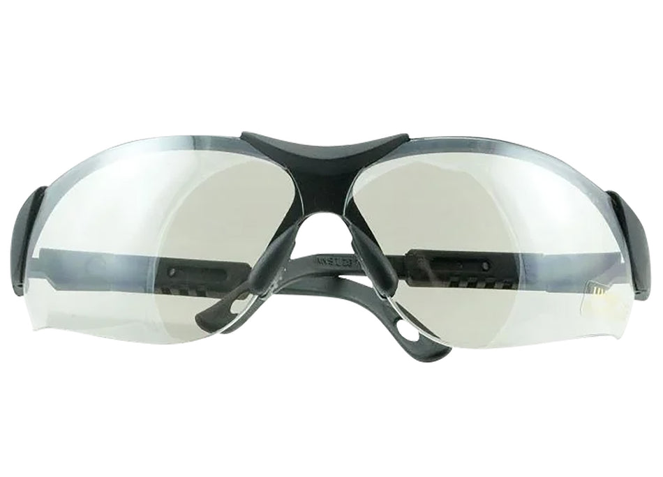 Walker's GWPXSGLCLR Elite Adult Shooting Glasses, Clear Lens, Black Polycarbonate Frame