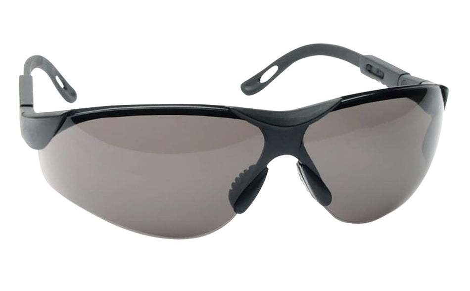 Walker's GWPXSGLICE Elite Adult Shooting Glasses, Gray Lens, Black Polycarbonate Frame