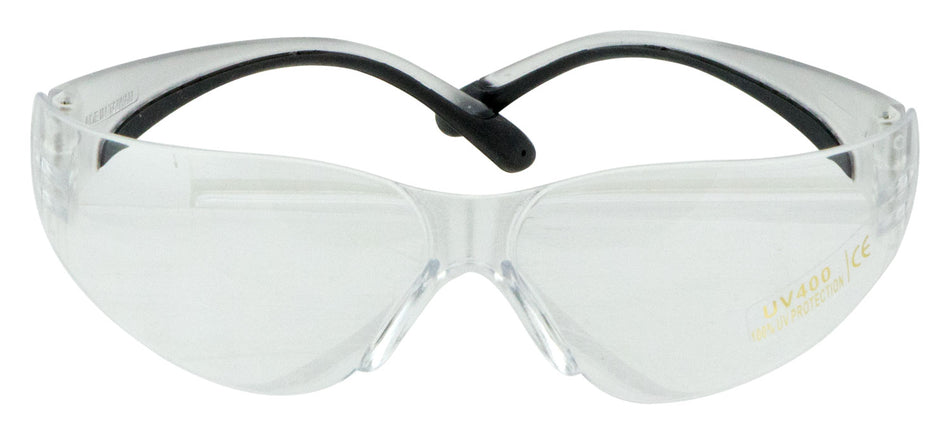 Walker's GWPYWSGCLR Clearview Youth Shooting Glasses, Clear Lens, Clear Polycarbonate Frame