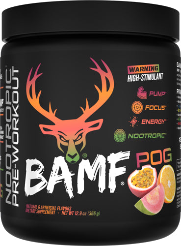 BUCKED UP PRE-WORKOUT BAMF POG 30 SERVINGS