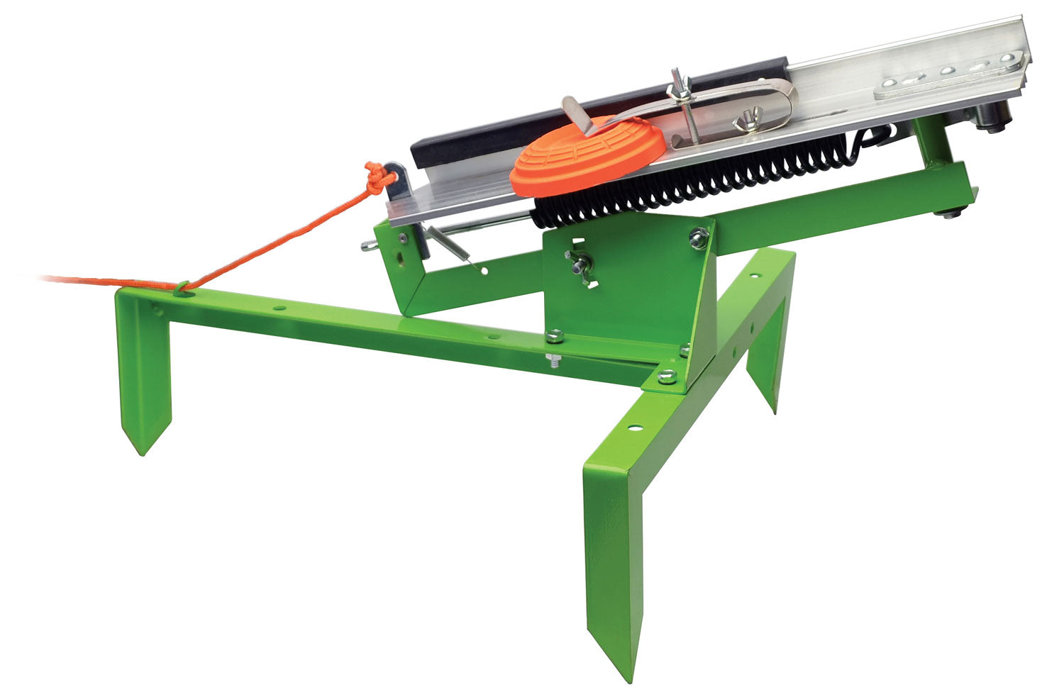 SME SMEFCT Spring Loaded Clay Target Thrower Green Durable Steel/Aluminum Single