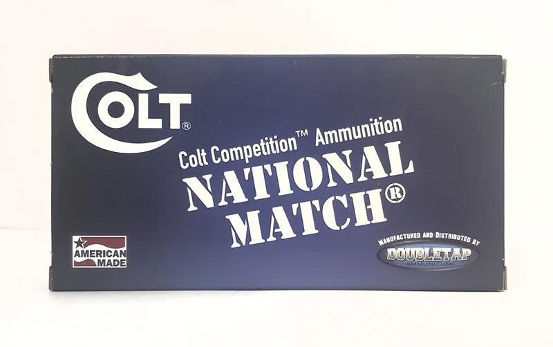 DoubleTap .38 Special Handgun Ammo Colt National Match FMJ FP FMJ 125 grain 
