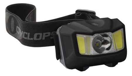 Cyclops Hero CYCHL250 Headlamp 25/250 Lumens White Green Cree LED Black with AAA Batteries