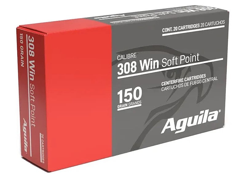 Aguila .308 Win / 7.62x51mm 8090AG InterLock  150 Grain