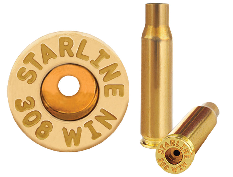 Starline .308 Win / 7.62x51mm Unprimed Rifle Brass Cases 50 Per Bag