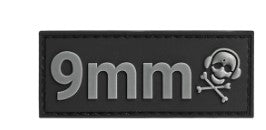 G-Code GCS07-9MM-0501 9mm Caliber Patch - Grey and Black
