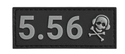 G-Code GCS07-556-0501 5.56 Caliber Patch - Grey and Black