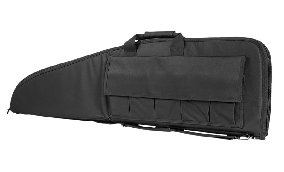NcStar VISM Black PVC Rifle Case with High-Density Foam Padding and Carry Handle
