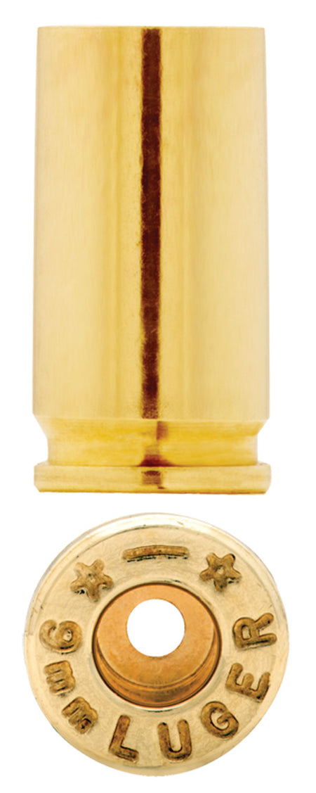 Starline 9mm Luger Unprimed Brass Handgun Cases 100 Per Bag