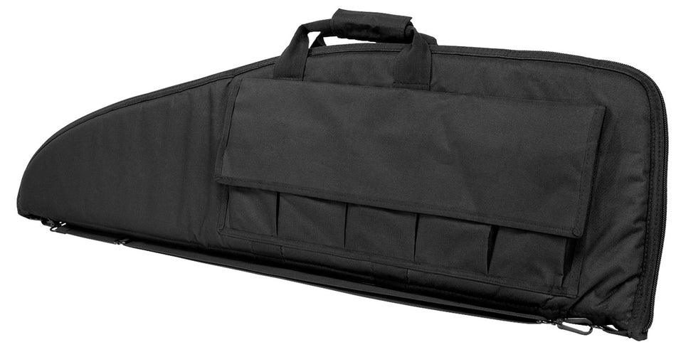 NcStar VISM CV290740 Black PVC Rifle Case with Foam Padding, Carry Handle & ID Holder