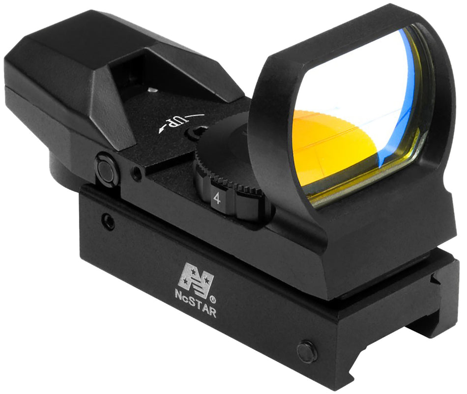 NcStar D4B 1x Black Anodized Reflex Optic 3 MOA Red Dot Four Reticle Options