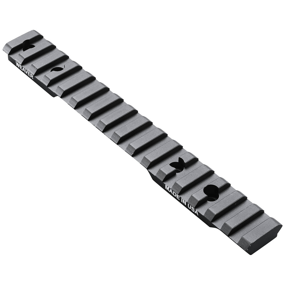 Weaver Mounts 99473 Browning AB3 Short Action Extended Multi-Slot Base Black Anodized Aluminum