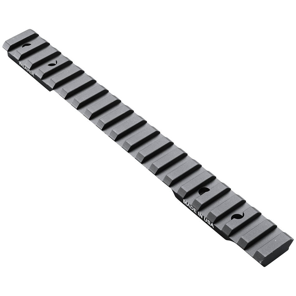 Weaver Mounts 99489 Extended Picatinny Base Black Aluminum Fits Savage 110/111/112/114/116 Long Action