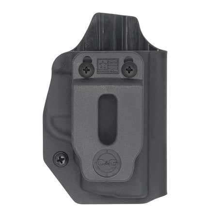 C&G Covert IWB Kydex Black Holster S&W BG 380 RH