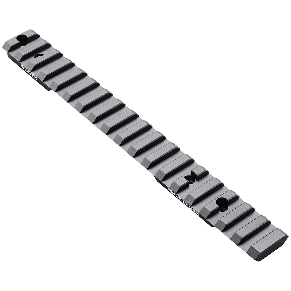 Weaver Mounts 99501 Picatinny Multi-Slot Base Black Aluminum Fits Remington 700/Howa 1500 Long Action