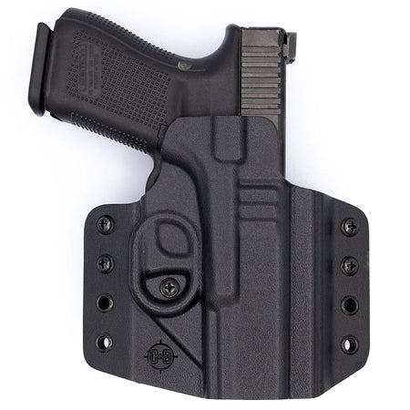 C&G OWB Covert Holster Glock 19/23 Left-Handed Kydex Black