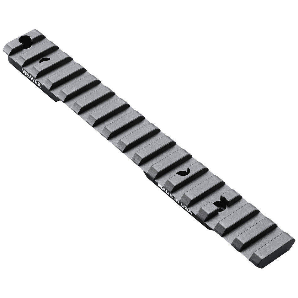 Weaver Mounts 99503 Extended Picatinny Base Black Aluminum Fits Remington 700 Short Action