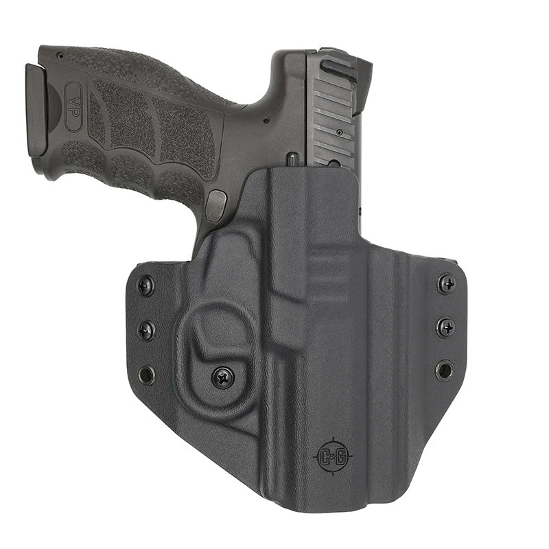 C&G OWB Holster H&K VP9/VP40 Right-Handed Kydex Black