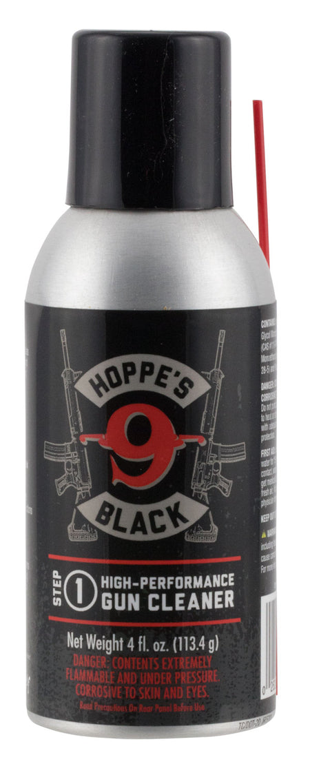 Hoppe's HBC4A Black Gun Cleaner 4 oz Aerosol with Tube