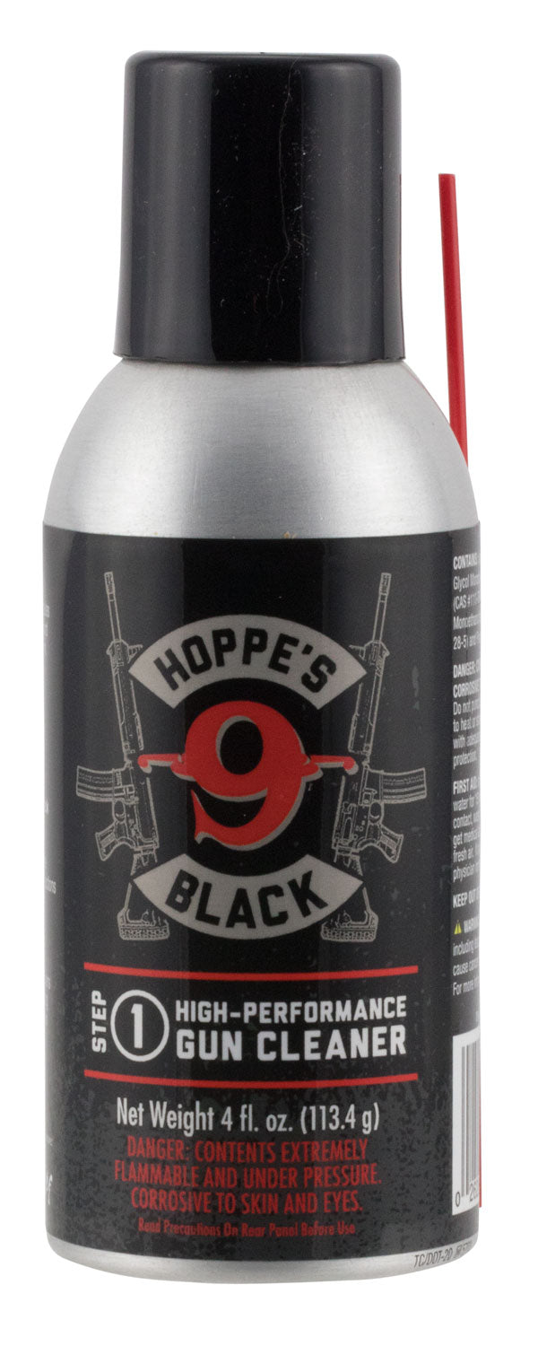 Hoppe's HBC4A Black Gun Cleaner 4 oz Aerosol with Tube
