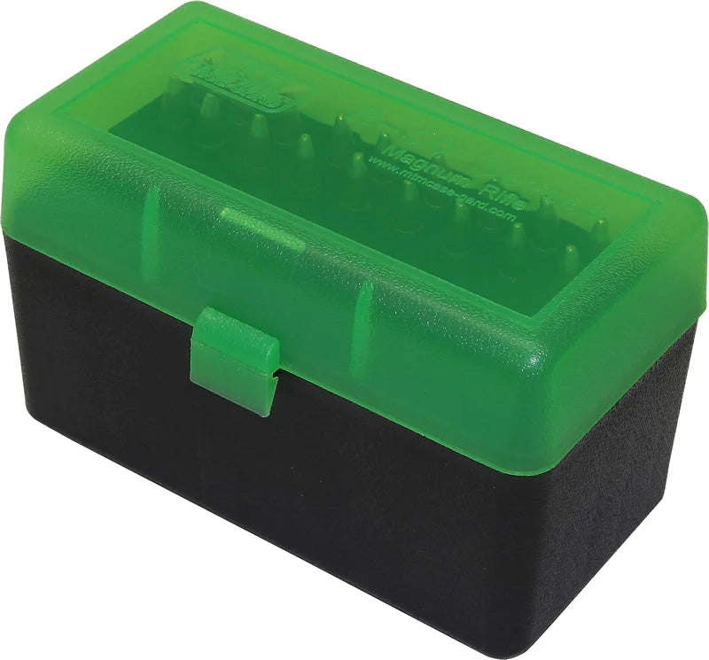 MTM Flip-Top 50-Round .223 Ammo Storage Box Green/Black