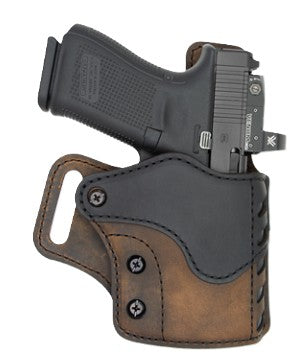 Sabre OWB Poly/Brown Holster Size 4 3.0" Barrel
