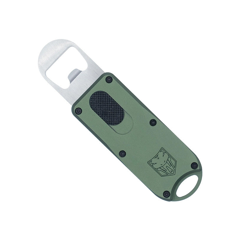 CobraTec OTF Bottle Opener OD Green 6061-T6 Aluminum EDC Accessory