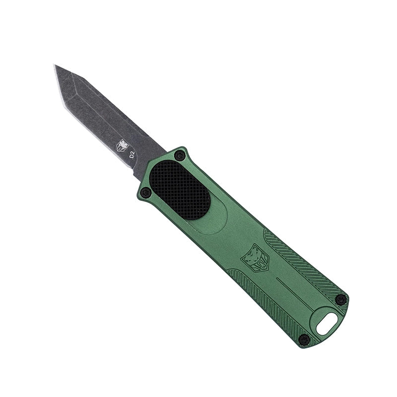 CobraTec CALI 952 OTF 1.75" Tanto OD Green D2 Steel Knife