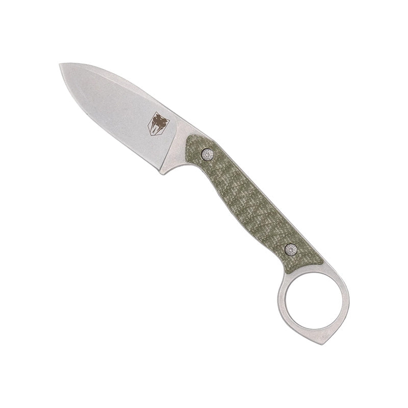 CobraTec Wolfteeth OD Green Fixed Blade Knife with Kydex Sheath
