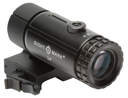Sightmark T-3 Magnifier SM19063 Matte Black 3x23mm Flip-to-Side Mount for Red Dot Sights