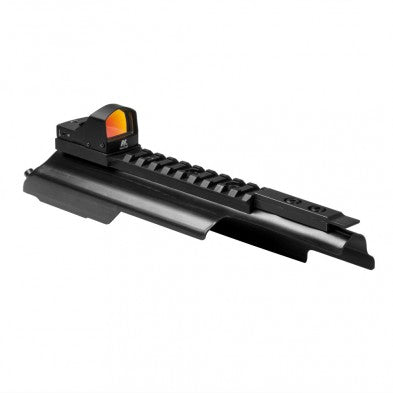 NcSTAR AK-47 Top Cover Rail Mount with Micro Dot Optic Black