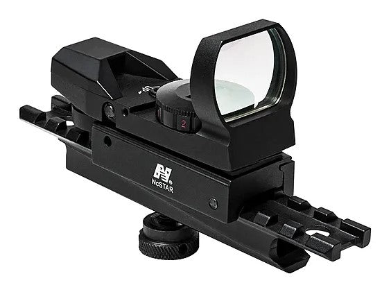 NcSTAR AR-15 Carry Handle Adapter with Red/Green 4-Reticle Reflex Sight
