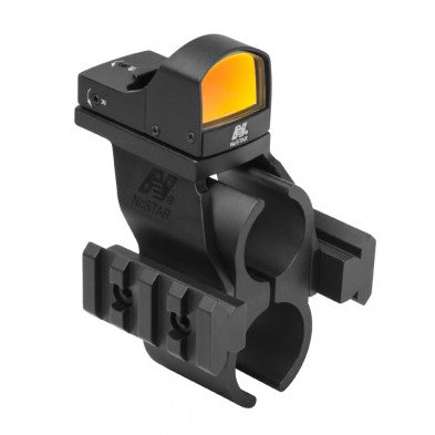 NcSTAR Rem 870 Barrel Rail Mount and Micro Red Dot Reflex Sight Combo