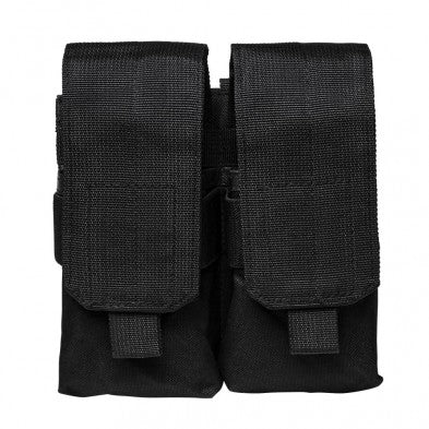 NcSTAR VISM AR15/M4/AK MOLLE 4-Magazine Double Stack Pouch Black
