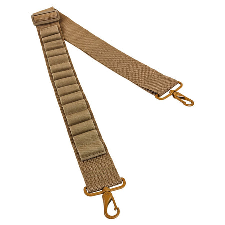 NcSTAR VISM 12 Ga Shot Shell Sling Holds 15 Shells Tan