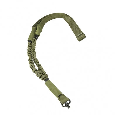 NcSTAR AQDBS1G QD Single Point Bungee Rifle Sling, Green