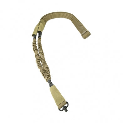 NcSTAR AQDBS1T QD Single Point Bungee Rifle Sling, Tan