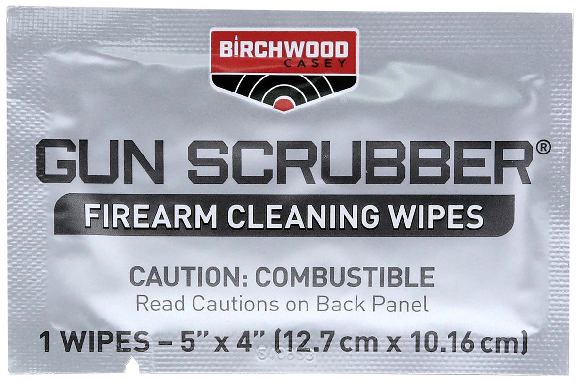 Birchwood Casey 33312 Gun Scrubber Firearm Cleaning Wipes 12 Individual Wipes
