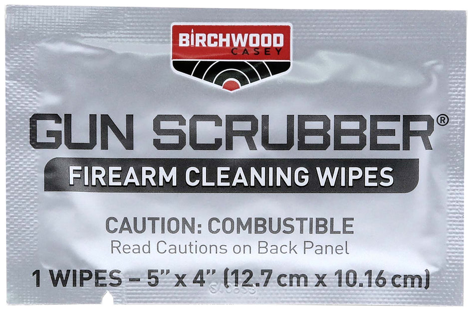 Birchwood Casey 33312 Gun Scrubber Firearm Cleaning Wipes 12 Individual Wipes