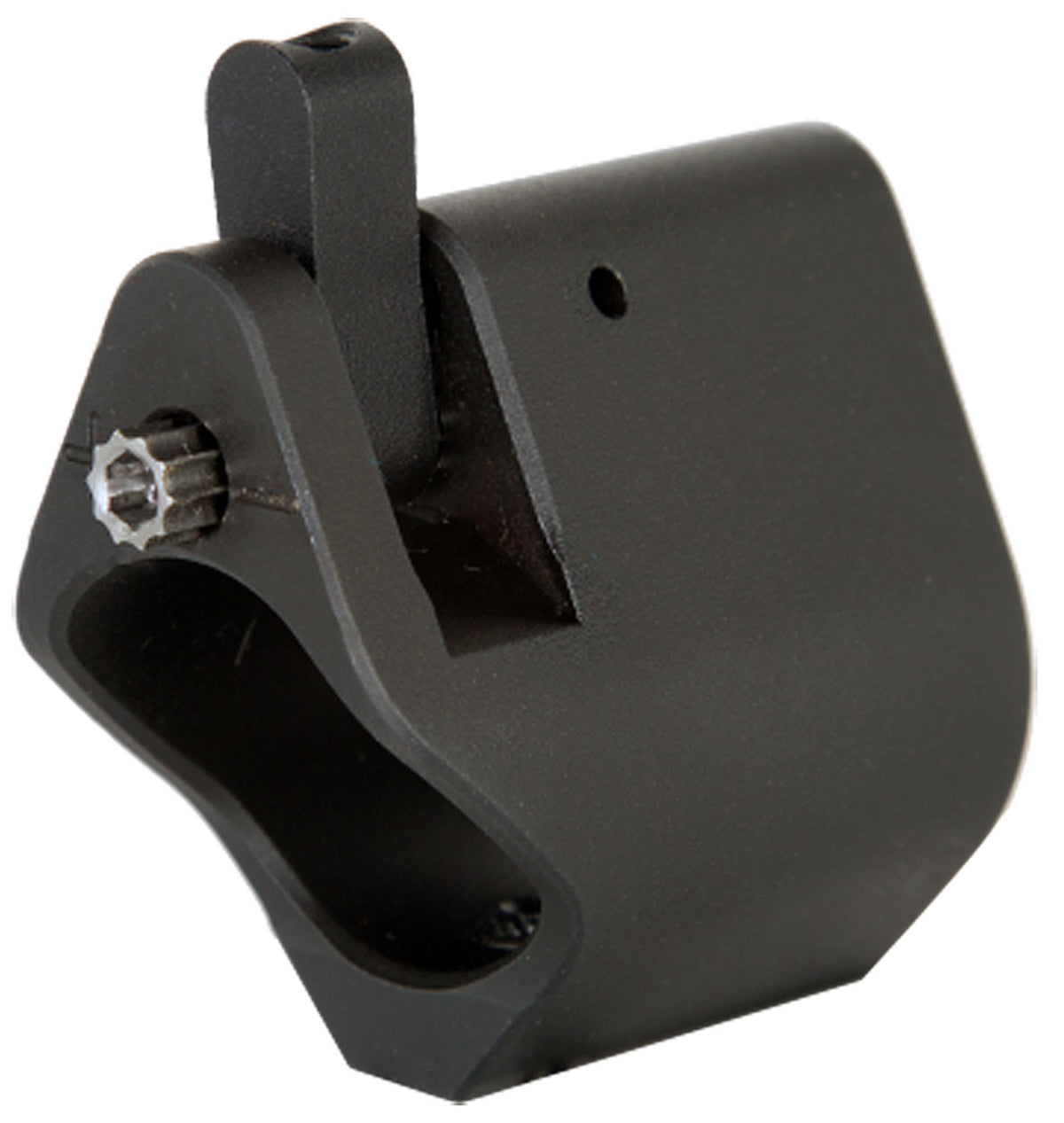 Seekins Precision .875" Select Adjustable Gas Block - Black Melonite Steel