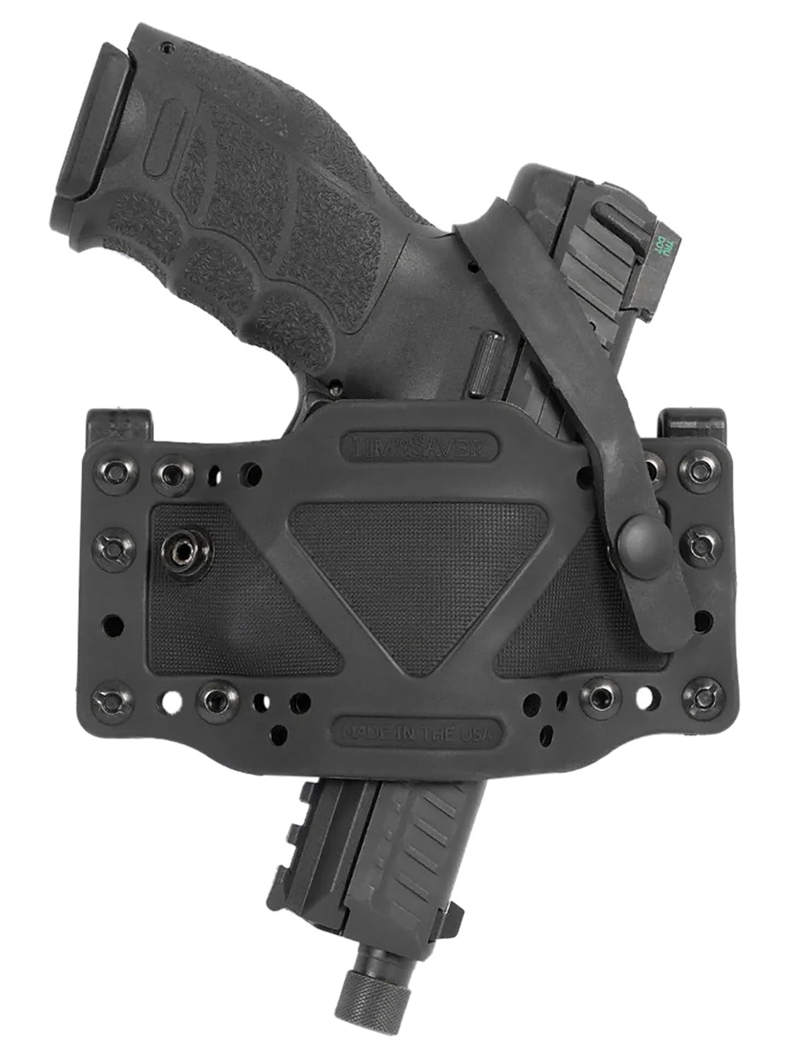 Limbsaver CrossTech 12504 Ambidextrous IWB/OWB Universal Handgun Holster Black Polymer