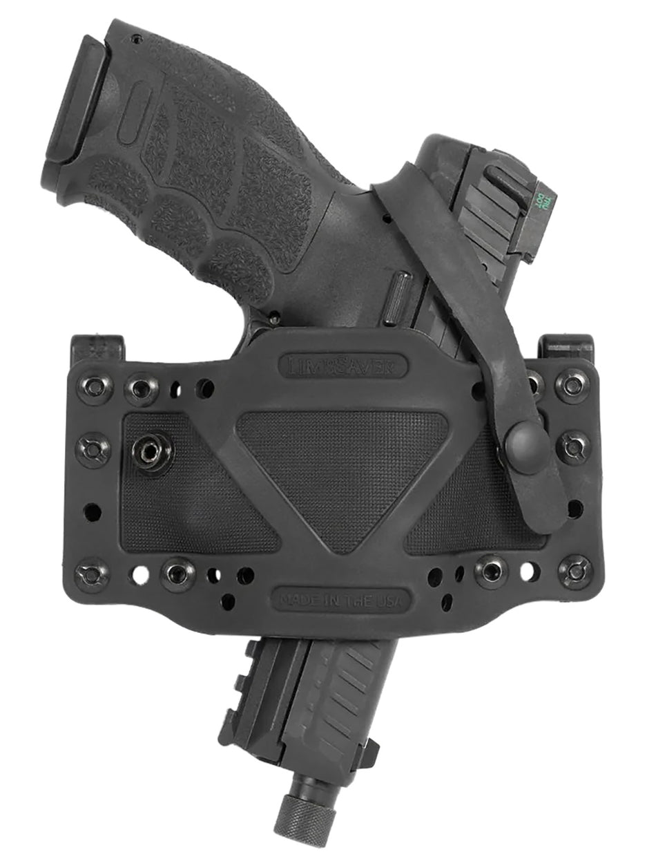 Limbsaver CrossTech 12504 Ambidextrous IWB/OWB Universal Handgun Holster Black Polymer
