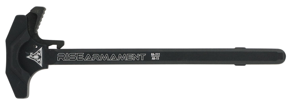 Rise Armament RA-212 AR-15 Extended Charging Handle Black 7075 Aluminum