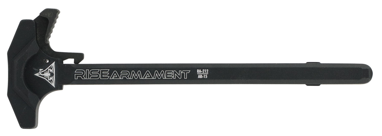 Rise Armament RA-212 AR-15 Extended Charging Handle Black 7075 Aluminum
